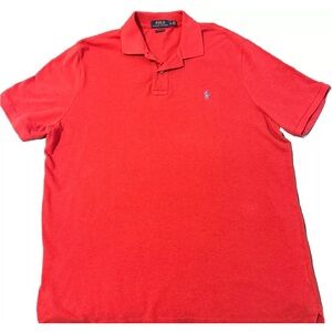 Polo by Ralph Lauren Red Classic Fit‎ Polo Shirt XL